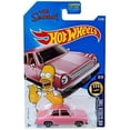 thumbnail image 1 of Auto fundido a presión Hot Wheels 2017 La familia Simpson rosa 1:64, 1 of 1