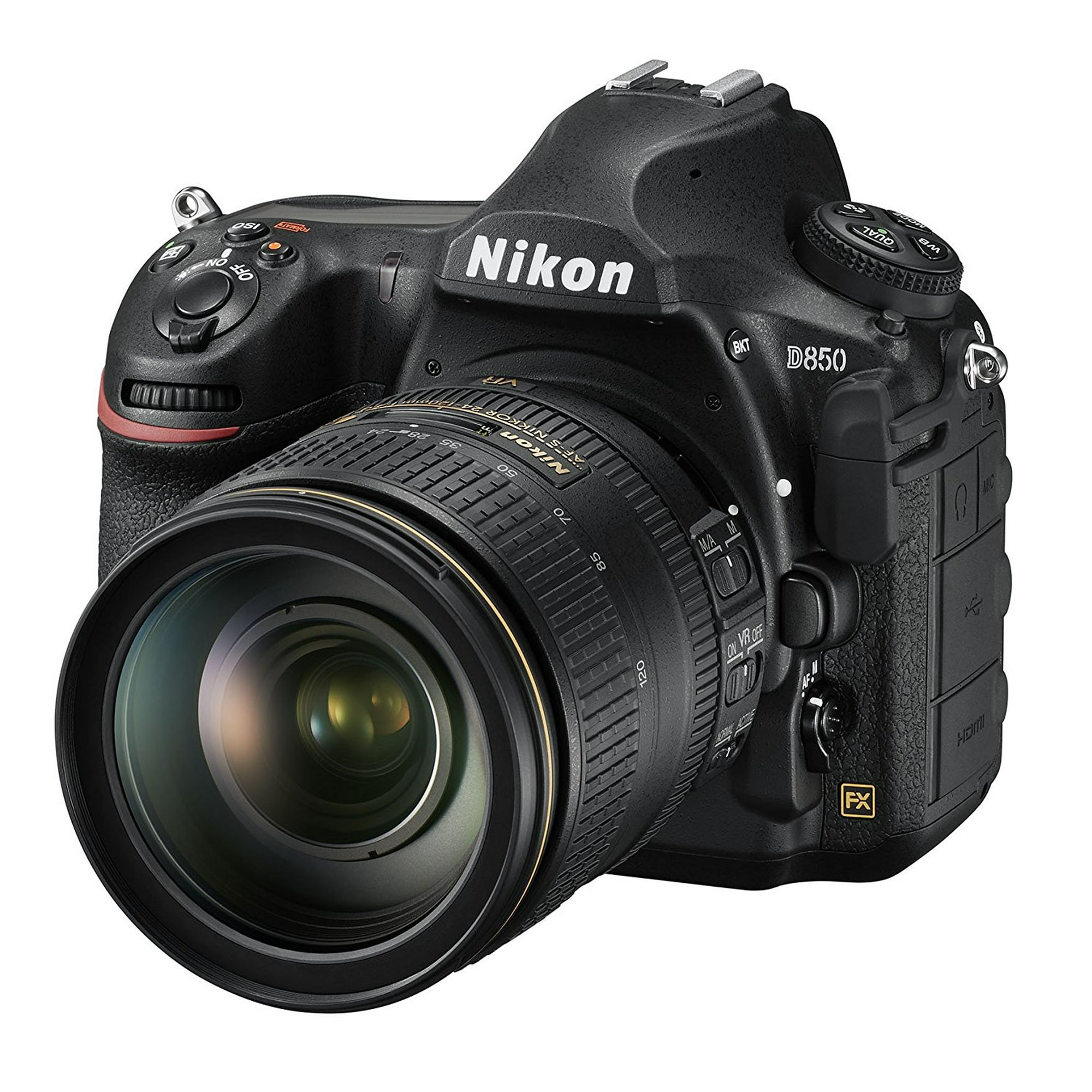 Nikon D850 FX-format DSLR Camera with AF-S NIKKOR 24-120mm f/4G ED