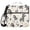 Cartoon Zebras and Leaf, variant on 3 Ring Zipper Binder with Shoulder Strap Waterproof Trapper Keeper 2 Inch D-Ring 500 Sheets Capacity Cartoon Golden Retriever