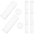 thumbnail image 1 of FUTUREORYY 8Pcs Clear Plastic Coin Storage Tubes with Caps for Quarter Holders and Collector Protection, 1 of 8