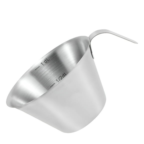 ACDANC Scale Design Container One Cup Measuring Coffee Concentrate Espresso Household Stainless Steel
