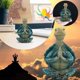 thumbnail image 2 of Meditating Figurine, Sea Turtle Statue, Yoga Sea Turtle Figurine Decor, Indoor Outdoor Garden Statue Turtle Figurine Blue & Green, 2 of 5
