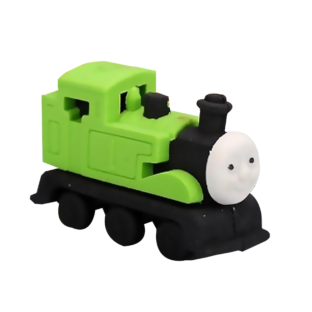 GeweYeeli Child Cartoon Small Train Head Rubber Eraser Student Prize