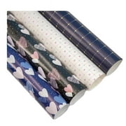 Panda Superstore 27.5 x 19.7 in. Random Pattern Birthday Holiday Valentines Day Gift Wrapping Paper, Multi Color - 10 per Roll