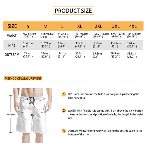 Binienty Men's Board Shorts Swim Trunks With Tropical Palm Leaf Pattern - Quick Dry for Beach Swimming and Summer Vacation