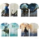 thumbnail image 2 of Hobby Game the Legend of Zelda Camiseta Tears Kingdom Unisex Tee Cosplay Link 3d Camisa Manga Corta Top Talla Grande, 2 of 4