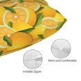 thumbnail image 5 of Disketp Pillow Covers Yellow Limes Pattern Throw Pillow Case Cushion Covers,Cushion For Bedroom,Couch,Home-14"X20", 5 of 8