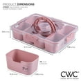 thumbnail image 3 of COOK WITH COLOR Snackle Box for Kids Lunch Box and Snack Container, Pink, 3 of 11