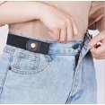 thumbnail image 2 of No Buckle Belt Invisible Elastic Belt Better Waist Health Invisible Buckle-free Elastic Belt For Any Height Person, 2 of 5