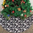 thumbnail image 3 of Falda para árbol de Navidad de Pesadilla antes de Navidad, suave y divertida, decoración navideña de granja con cuello para árbol de Navidad de 30", 3 of 4