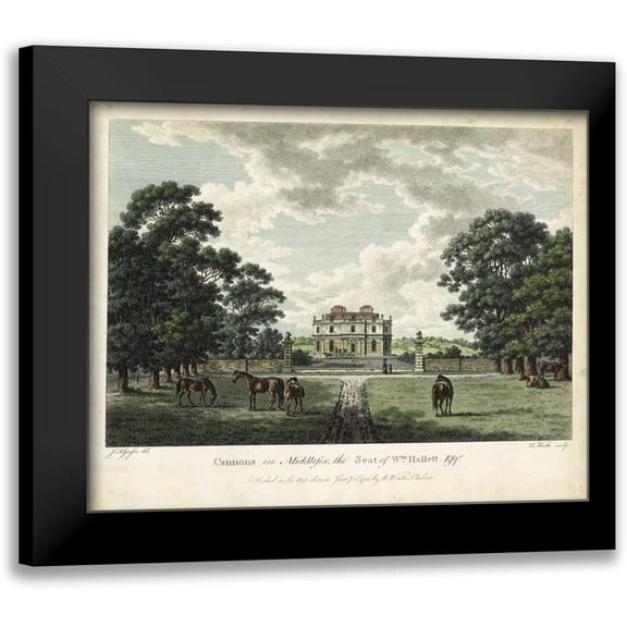 Watts, W. 14x12 Black Modern Framed Museum Art Print Titled - Watts Views VI