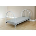 thumbnail image 2 of Twin White Metal Headboard And Footboard, 2 of 2
