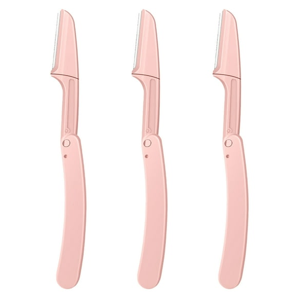 Navaja recortadora de cejas plegable, maquinilla recortadora de cejas, kit de cuidado de cejas para mujeres y hombres