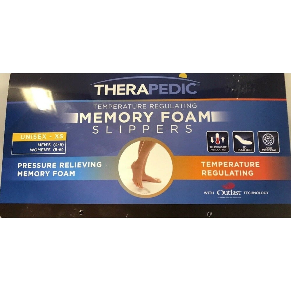 therapedic flip flop slippers