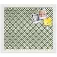 thumbnail image 2 of PinPix ArtToFrames 12x10 Custom Cork Bulletin Board    Poster Board Has a Fabric Style Canvas Finish, Framed in Satin White Frame (PinPix-229), 2 of 5