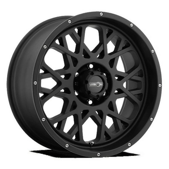 20x10 Vision 412 Rocker Satin Black Wheel 6x135 (-25mm)
