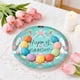 thumbnail image 4 of Platos de papel con forma de conejito y huevo de Pascua | 10 platos desechables para fiesta | Vajilla festiva de 23 cm para decoraciones y celebraciones navideñas, 4 of 6