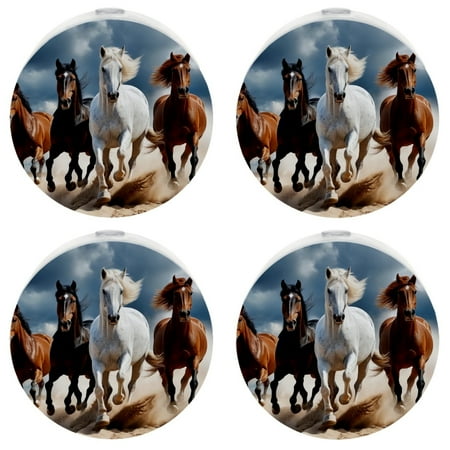 

YZUOUZY Night Light Night Lights 4 Pack Horse Mane Desert
