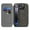 Gray, variant on for iPhone 12 Pro Max Wallet Case, Compatible with MagSafe, Support Wireless Charging, Slim Fit Premium PU Leather Flip Folio Cover with Card Slots Case Wallet for iPhone 12 Pro Max - Black