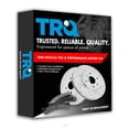 thumbnail image 3 of TRQ Front Performance Brake Pad & Rotor Kit Brake Pads Brake Rotors Set Semi-Metallic Premium G-Coated Fits Select 2007-2012 Dodge Caliber 2008-2017 Mitsubishi Lancer, 3 of 5