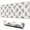White Cow Happy, variant on Long Mouse Pads for Desk,White Cow Black Spot Milk Pattern Desk Mats on Top Of Desks, Desk Mouse Pad Extra Large with 3mm Non-Slip Base and Stitched Edge for Gaming,Office,Work,Home 31.5"x11.8"