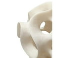 thumbnail image 3 of Jamie Young Co Ribbon Molded Transitional Resin Decorative Sphere in White, 3 of 6