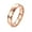 4MM Rose Gold, variant on Unisex Tungsten Steel 4MM Cool Simple Classic Thin Mirror Polished Dome Polygonal Rhombus Multi-Faceted Ring Wedding Band Black Size 11