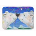 thumbnail image 1 of Carolines Treasures CDCO0487RUG Polar Bears Polar Kiss by Debbie Cook Machine Washable Memory Foam Mat, 1 of 4