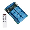 thumbnail image 4 of 4-Channel Wireless Remote Control Switch, Inching, Self Locking, Interlocking, Delayed for Lights, Ceiling Fan, Garage Door Opener, Wireless Receivers of -108dbm, 100m Long Range, 4 of 7