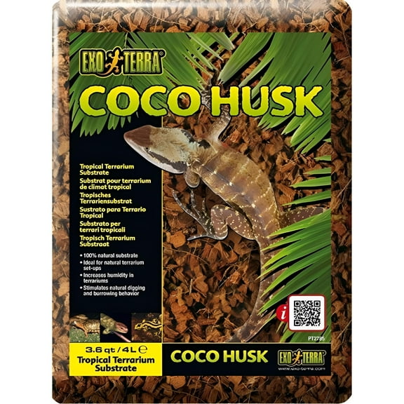 Exo Terra Coco Husk Coconut Fiber Bedding for Reptile Terrariums