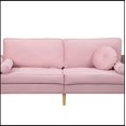 thumbnail image 4 of Living Room Sofa, 3-Seater Sofa, with Copper Nail on Arms,Three Pillow, 4 of 9