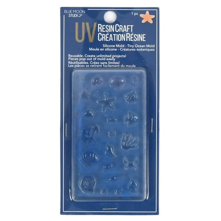 UPC: 0848364062155 | Blue Moon Studio UV Resin Craft Silicone Tiny Ocean Mold
