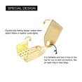 thumbnail image 4 of Fold Over Crimp Cord Ends, 6mm End Cap Clasps for DIY Making (100Pack, Gold Tone), 4 of 6