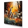 thumbnail image 2 of Designart "Kangaroo'S Oasis Among Eucalyptus Flowers" Animals Kangaroo Canvas Art Print, 2 of 7