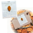 Autumn Leaves Pocket Hug Keepsake Gift Keepsake Card Decorated With