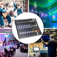 thumbnail image 3 of Consola Mezcladora Audiotek 8 Canales Bluetooth USB Estudio Sonido, 3 of 10
