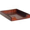 Rolodex, Wood Tones Front-loading Letter Trays, 1 Each, Mahogany