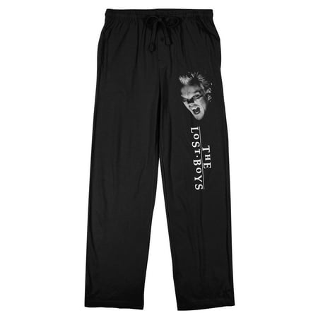 

Lost Boys David and Logo Men’s Black Sleep Pajama Pants-Large