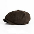 thumbnail image 2 of QASIEATN Beret Hat for Men Visland Men Newsboy Hat Fashion Classic Soft Cozy Blend Fabric Cabbie Hat Beret Cap for Daily Wear, 2 of 7