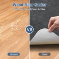 thumbnail image 4 of Placoot Desk Chair Mat for Hardwood Floor Corduroy Surface 55"x35" Office Chair Mat for Rolling Chairs,Large Anti-Slip Backing Under Desk Low-Pile Office Rug Floor Mat for Office/Home, 4 of 16