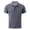 Gray, variant on ShomPort Men's Work Shirts Short Sleeve Collared Textured Stretchy Quick Dry Casual Golf Shirt