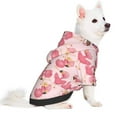 thumbnail image 2 of Honeii Summer Flamingo Print Small Dog Hoodies Pet Hooded Sweatshirts Fall Winter Puppy Cat Sweaters Warm Clothes for Small Dogs Outfits Costume-X-Small, 2 of 7