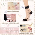 thumbnail image 6 of CAILDANL Women Sheer Socks Sheer Ankle Socks for Women and Girls, 6 of 7