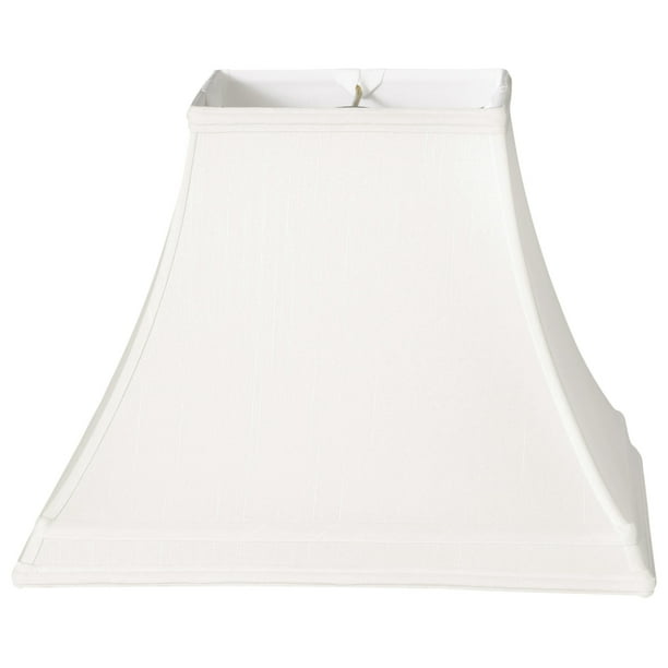 Royal Designs 14" Square Bell Gallery Lamp Shade White