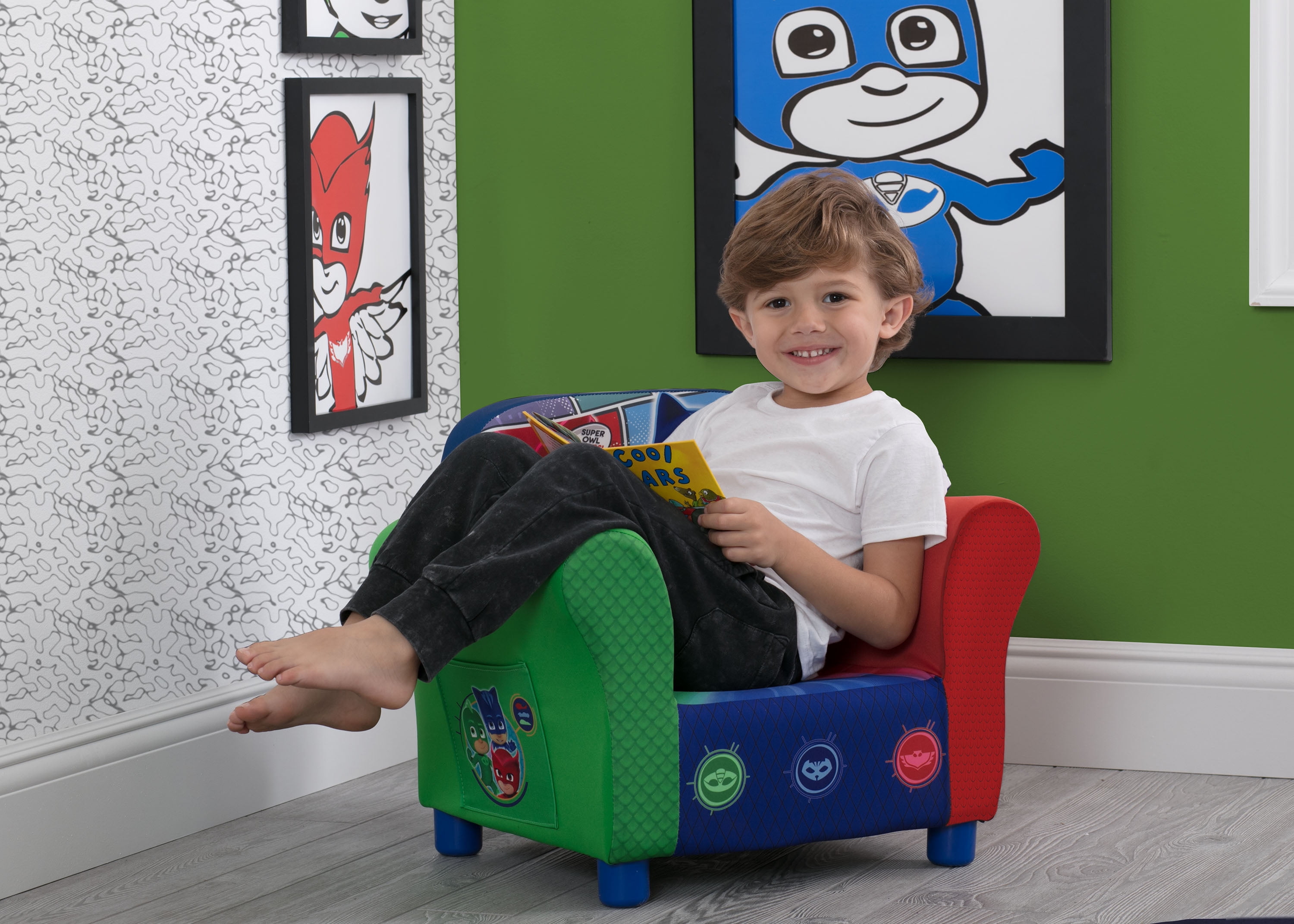 PJ Mask Paw Patrol and Minnie Mouse Upholstered Chairs for Kids 