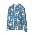 thumbnail image 2 of KLL Poodle Dog Print Men's Women’s UPF 50+ Sun Protection Outdoor Hoodie Jacket Long Sleeve Fishing Hiking Performance Shirt-Medium, 2 of 6