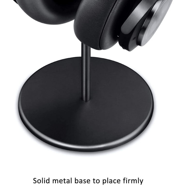 Headphone stand Wood Metal Black Walmart