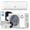 SEER2 21, 12000BTU, 230V, variant on Lumiparty 18.5 SEER2 9000 BTU Mini Split AC & Heat Pump, 230V Inverter System with WiFi, Remote Control, Home Heating & Cooling up to 450 sq. ft.