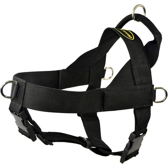 Dean & Tyler D&T UNIVERSAL BK-L DT Universal No Pull Dog Harness with Adjustable Straps, Large, Fits Girth, 79cm to 107cm, Black