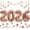 Rosegold 2026, variant on 2026 Happy New Year Decorations 42 Inch Large Foil Number Balloons Kit for NYE Party Graduation Ceremony & Festive Supplies